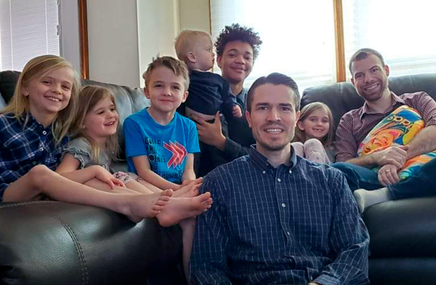 Ryan Brinkman and family
